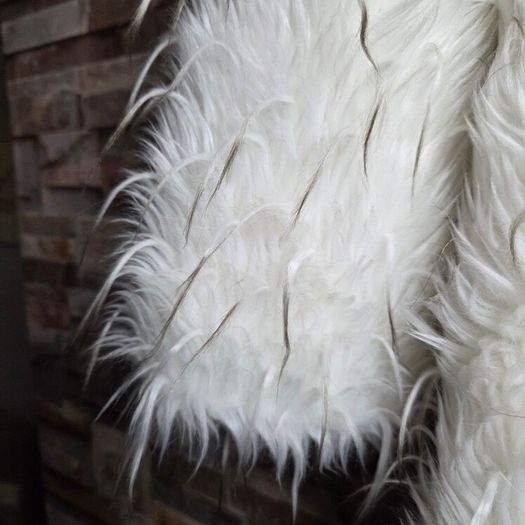 Shaggy faux fur jacket size 10