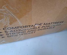 MoverX Folding Camping Bed with Adjustable Backrest - Brand New and Unopened