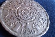 1956 Two Shilling Coin. Elizabeth.