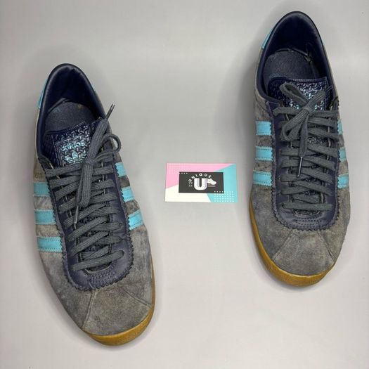 Rare Retro Adidas London Navy Fleece