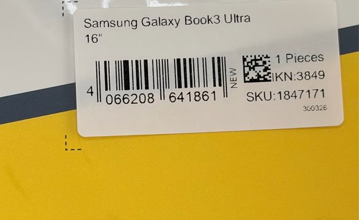 Samsung galaxy book 3 Ultra 16" 3K Oled