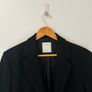 Black Sandro Wool Cashmere Coat Image 2