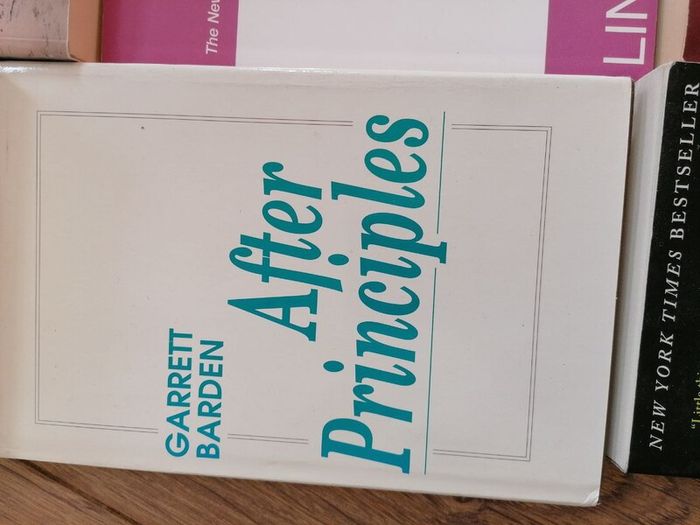 Hardcover book After Principles by Garrett Barden