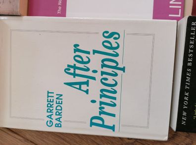 Hardcover book After Principles by Garrett Barden