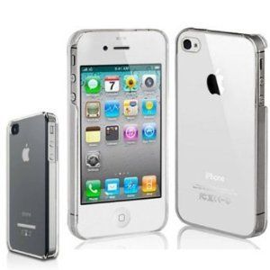 Ultra Thin Crystal Clear Hard Case Cover for iPhone 4/4S + 2 Free Sceen Protector
