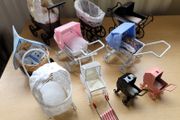 Prams for dolls houses nursery
