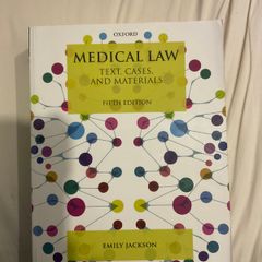 Medical Law: Text, Cases and Materials (Fifth Edition) by Emily Jackson
