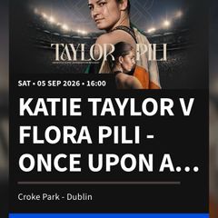 Katie Taylor tickets x2