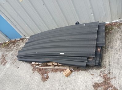Fibre roof tiles