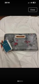 Gionni 19cm zip around purse - new