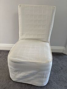 Plush child's high back chair
