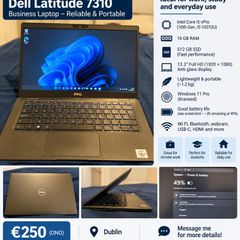 Dell Latitude 7310 - i5 10th Gen - 16GB RAM - 512GB SSD - Windows 11 Pro