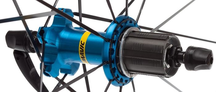 Mavic Ksyrium Elite, Blue Alu hubs