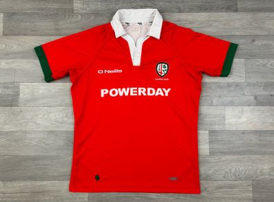 Oneills London Irish Rugby Jersey Shirt Mens XL Tight Fit