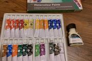 Watercolor paints and W&amp;N art masking fluid