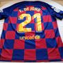 2019/20 FC Barcelona #21 Frenkie De Jong Nike Home Jersey Size XL Adults Image 4