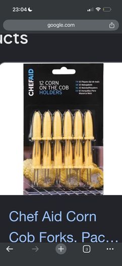 Corn on the cob holders.