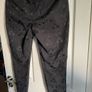New Look Petite Black Jacquard Ankle-Zip Trousers Image 7