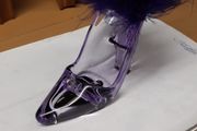 Trinket tray glass high heel