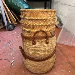 Rustic Styling Lot - Baskets, Crates & Wooden Props