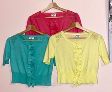 3 Diesel Cropped Cardigans Size M LIKE NEW