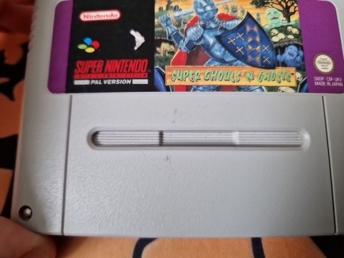 Super Ghouls n Ghosts Snes Super Nintendo Arcade Retro Games Original