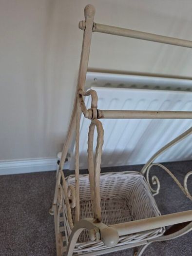 Towel holder and basket