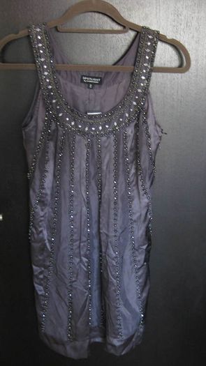Spotlight by WAREHOUSE ladies  Plum colour occasion dress with detailing  Uk size 10/small