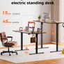 Height-Adjustable Electric Desk, 120x80 cm Sit-Stand Office Desk Image 9
