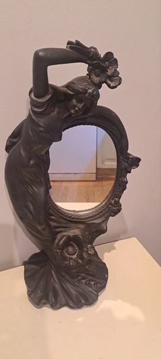 Art Nouveau Style Table Mirror