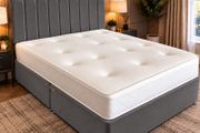 New dark grey 4ft6 base headboard and mattress!!!