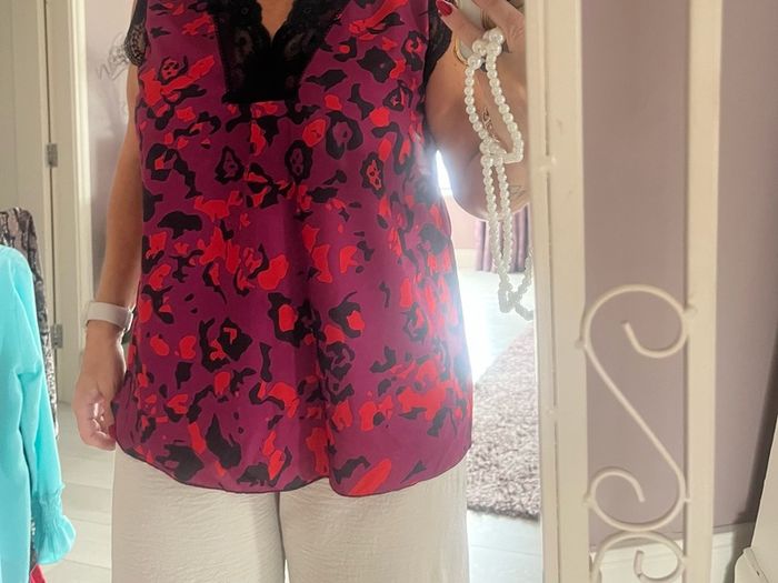 Lace Trim Top
