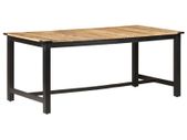 Dining Table 180x90x76 cm Solid Rough Mango Wood
