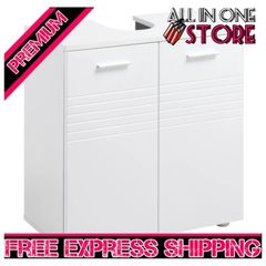 Under Sink Cabinet, Bathroom Vanity Unit, Pedestal Under Sink Design, Storage Cupboard (FREE SHIPPING)