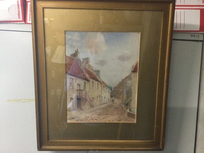 Art - Vintage Watercolour, High Street ( Tom Black)