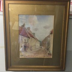 Art - Vintage Watercolour, High Street ( Tom Black)