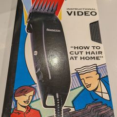 Vintage Remington VHS instructional video on How to Cut Hair at Home