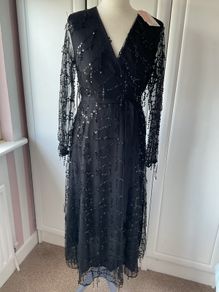 dress Bnwt black occasion dress size s/m Lilie rose brand