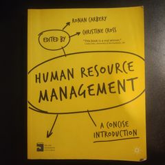 Human Resource Management: A Concise Introduction Textbook