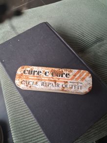 Vintage cycle repair kit box