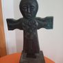 Bronze Sculpture.Replica VIII Century Celtic Cross of Athlone. Image 3