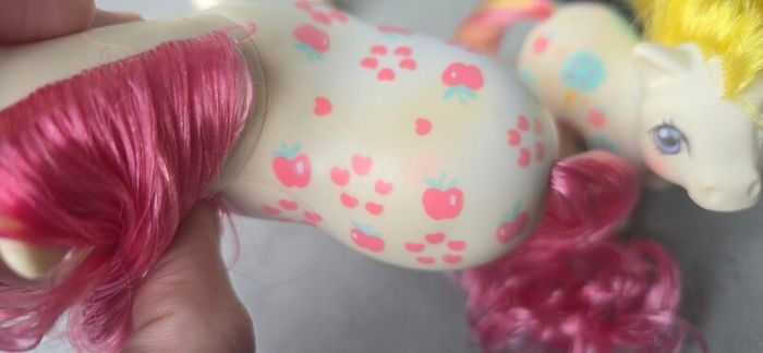 Apple Delight Family Loving Families  Daddy Mammy Sister Daughter HK Hong Kong Version MLP G1 My Little Pony