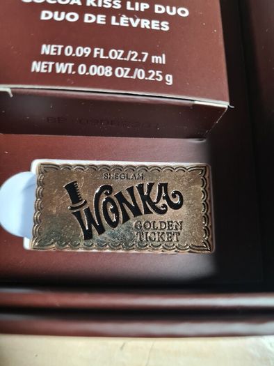 Sheglam X Willy Wonka Chocolate Factory Full Collection Make Up Set Brand New