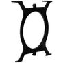 Dining Table Legs 2 pcs O-Frame Cast Iron Image 4