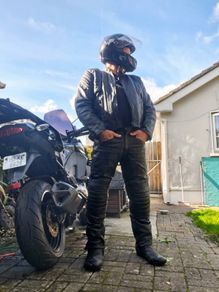 Motorcycle Leather Jacket & Trousers