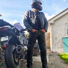 Motorcycle Leather Jacket & Trousers