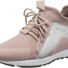 HUGO BOSS Women's Sneaker Hybrid_Runn_Lam, 50419155, Pink 681, 42 EU (9 UK)