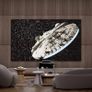 4-Pack Acoustic Wood Veneer Wall Panels, 47.2inch23.6inch0.74 3D Self-adhesive Wall Panel, Dual layer Soundproof Tiles for Echo Absorption, Decorative Soundproof Acoustical Barrier, Walnut Veneer Image 4