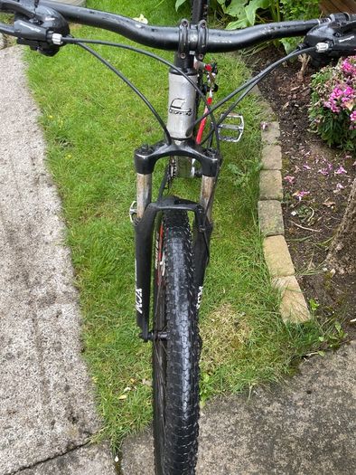 Carrera Mountain Bike silver/red
