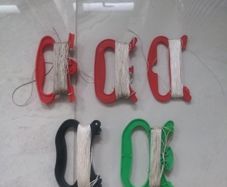 Kite handle and line